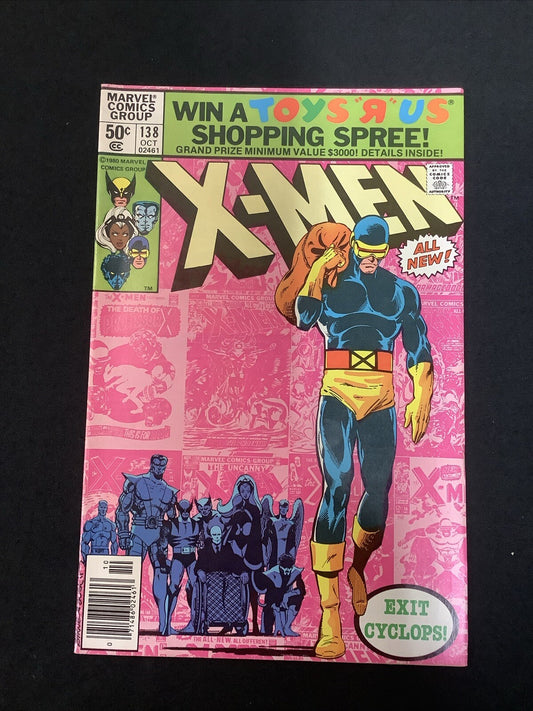 Uncanny X-Men #138 (October 1980) NM- (9.2) Chris Claremont, Origin Of Cyclops