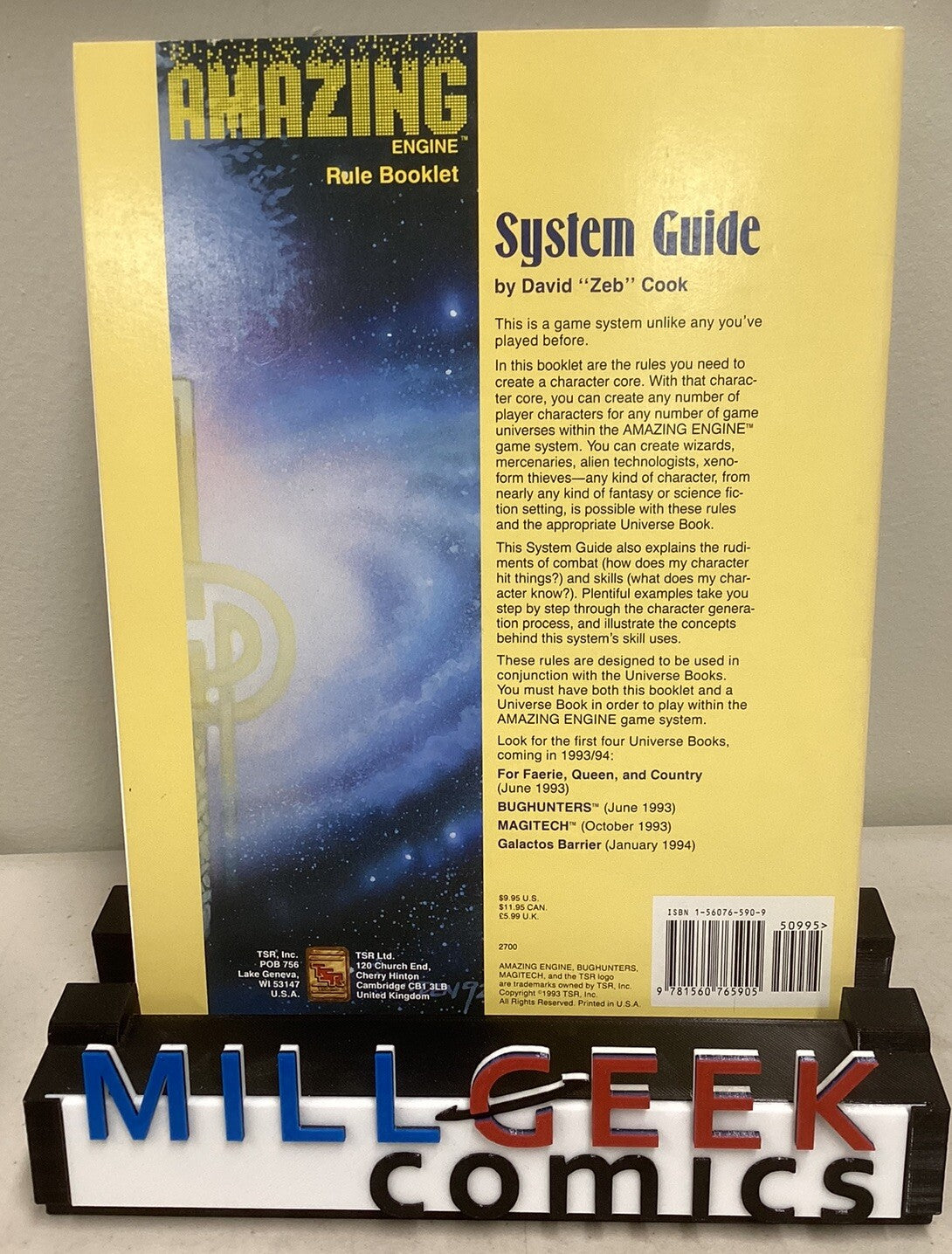 Amazing Engine System Guide Rule Booklet Book AM1 TSR 2700 David Zeb Cook 1993