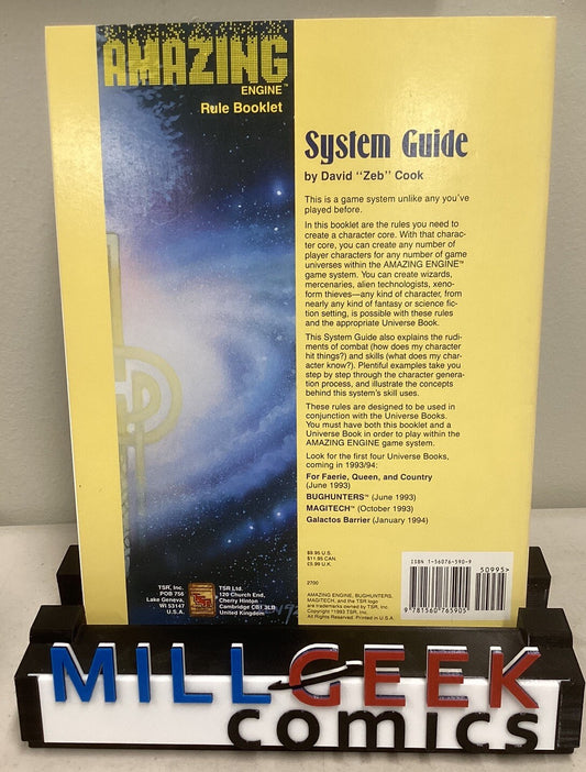Amazing Engine System Guide Rule Booklet Book AM1 TSR 2700 David Zeb Cook 1993