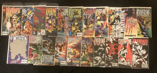 Wolverine #89-130 Comic Lot, Marvel, Hama/DeFalco, Hologram Cover, 1995
