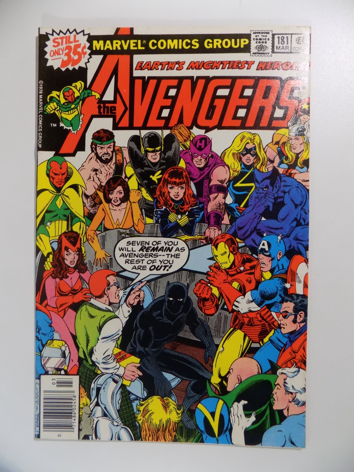 Avengers #181 Marvel Comic March 1979 Very Fine+