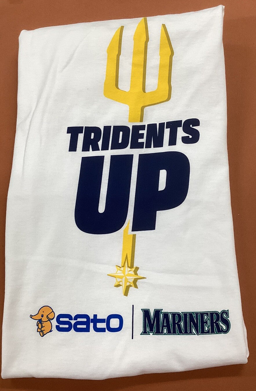 Seattle Mariners 2024 T-Shirt Tridents Up XL SGA 8/10/24 New