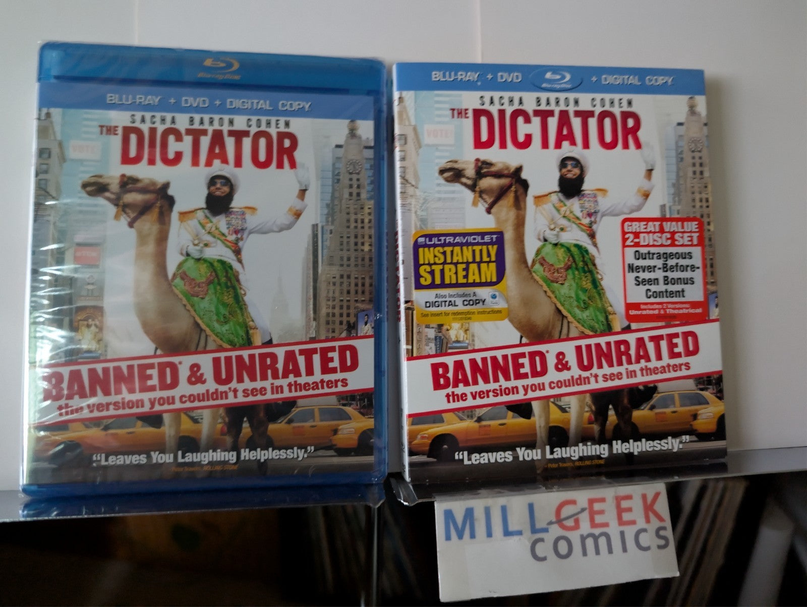 The Interview / The Dictator, Set of 2 Comedy Movies (Blu-ray) -JD