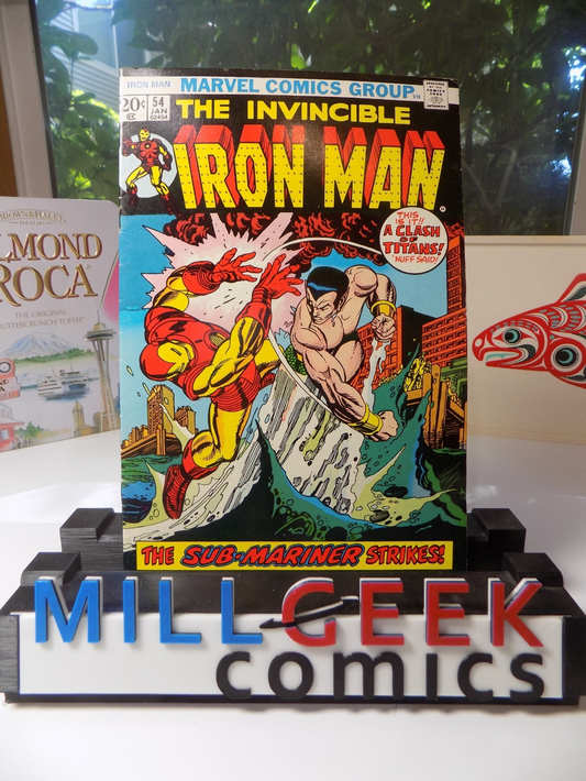 Iron Man #54 Marvel Comic January 1973 Very Fine-