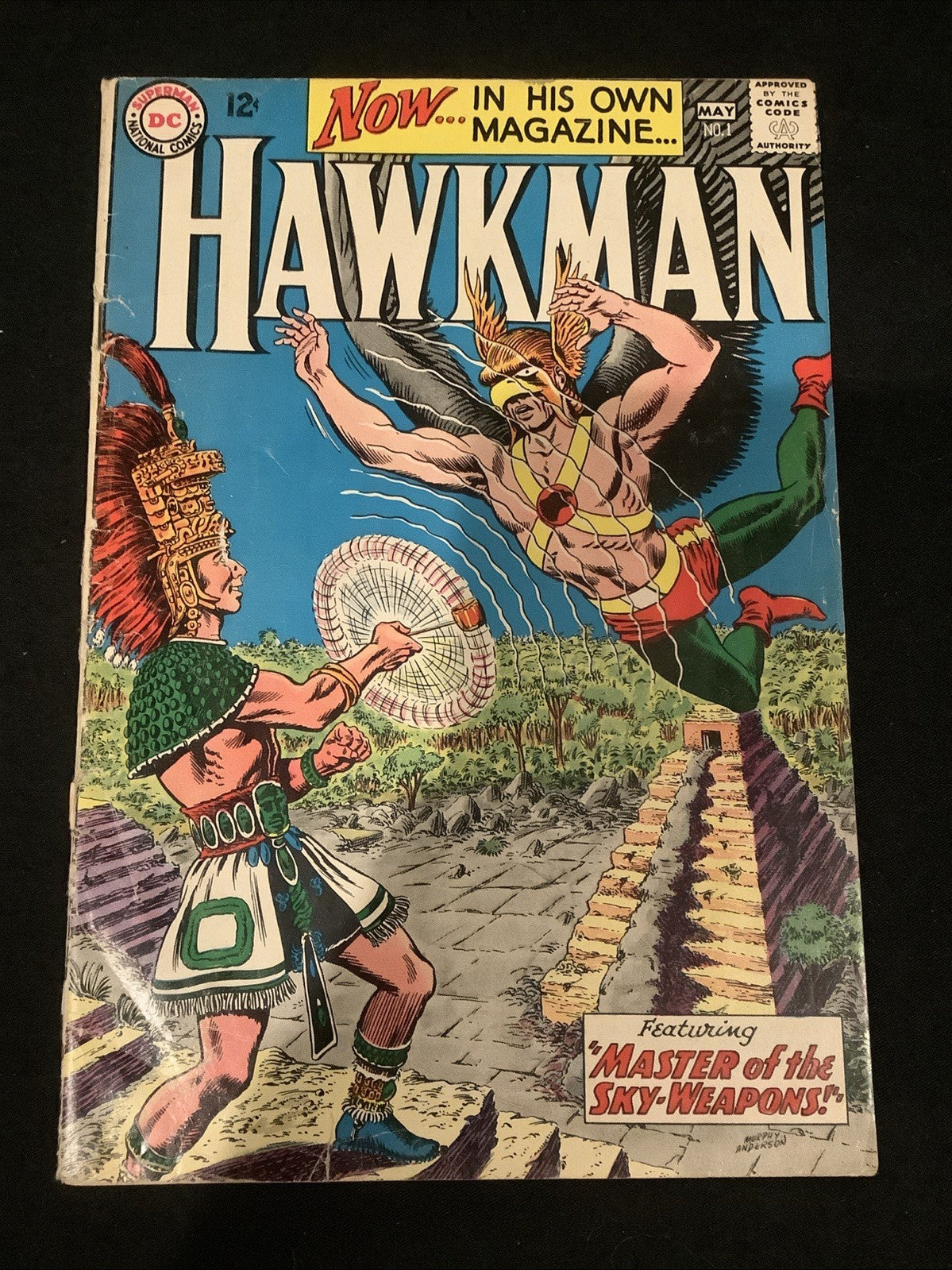 Hawkman #1 (DC Comics April-May 1964) VG/F (5.0) Cover Detached Lower Staple