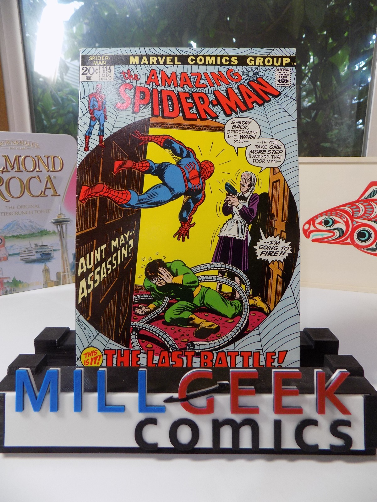 Amazing Spider-Man #115 Marvel Comic December 1972 Very Fine-