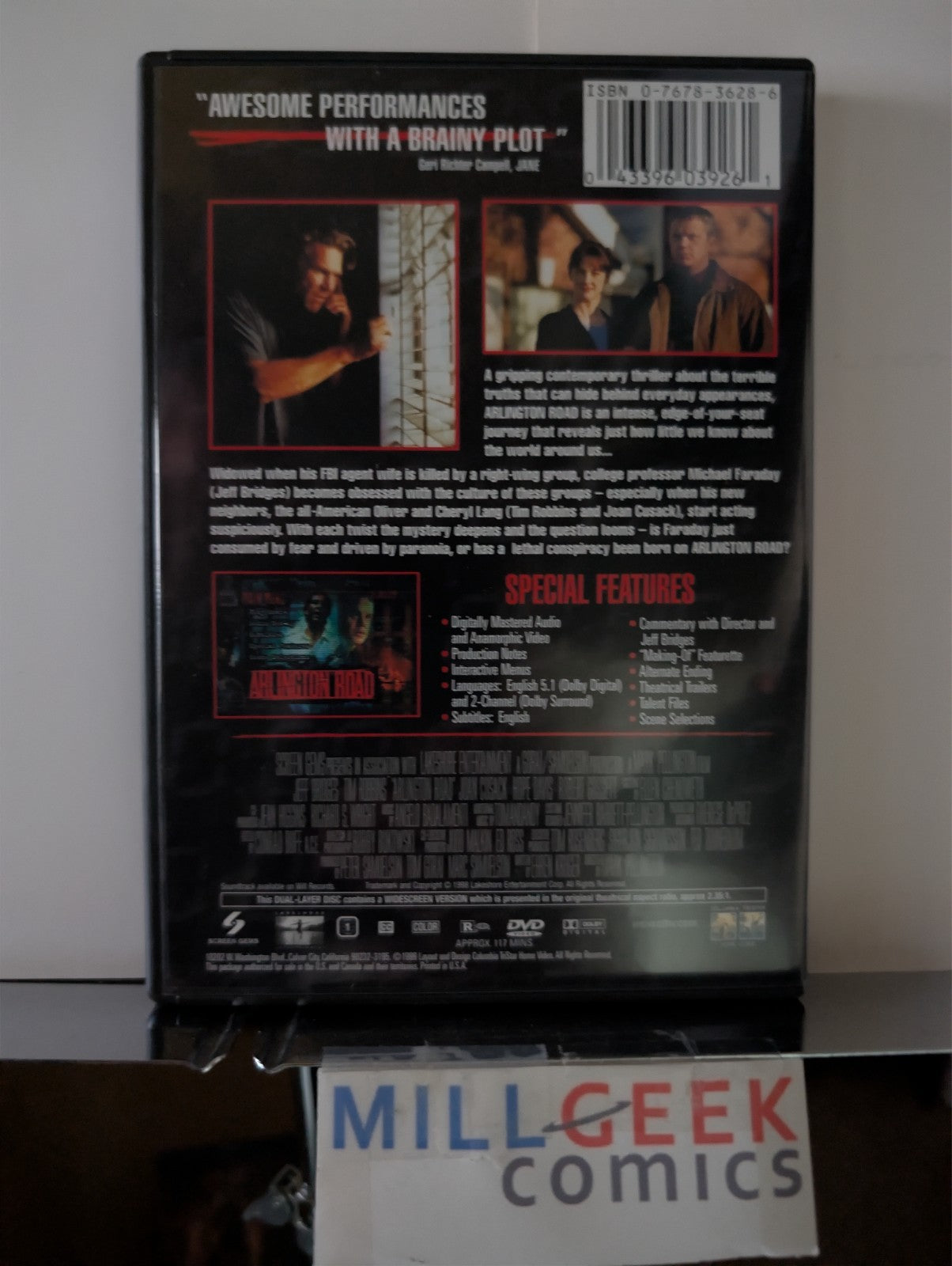 Arlington Road / Man on Fire / Out of Time, 3 Movie Set (DVD) Like New-JD