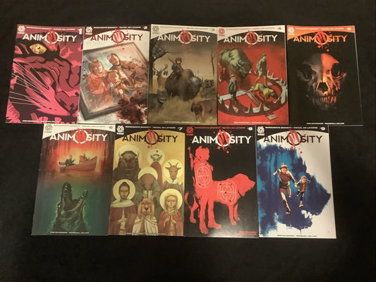 Animosity #1-9 Comic Lot, Aftershock, #1 Fifth Print Variant, Rob Schwager
