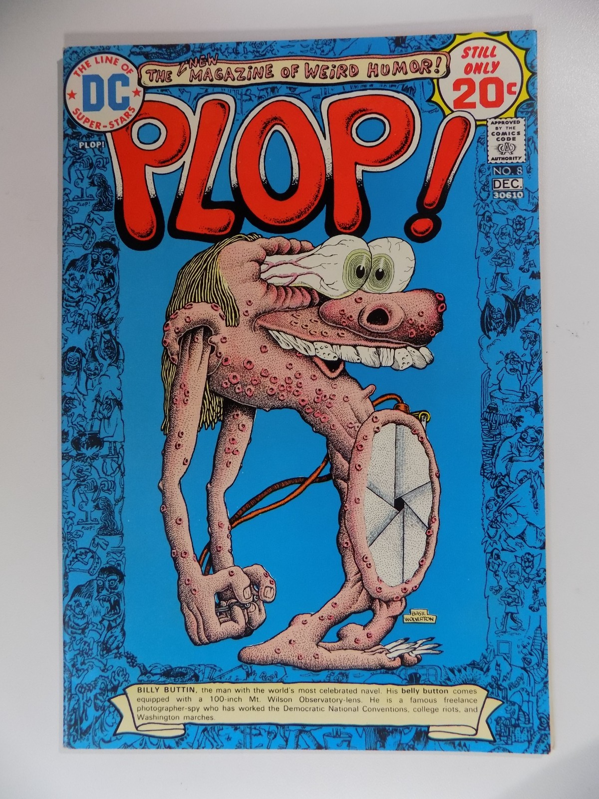 Plop! #8 DC Comic December 1974 Very Fine/Near Mint