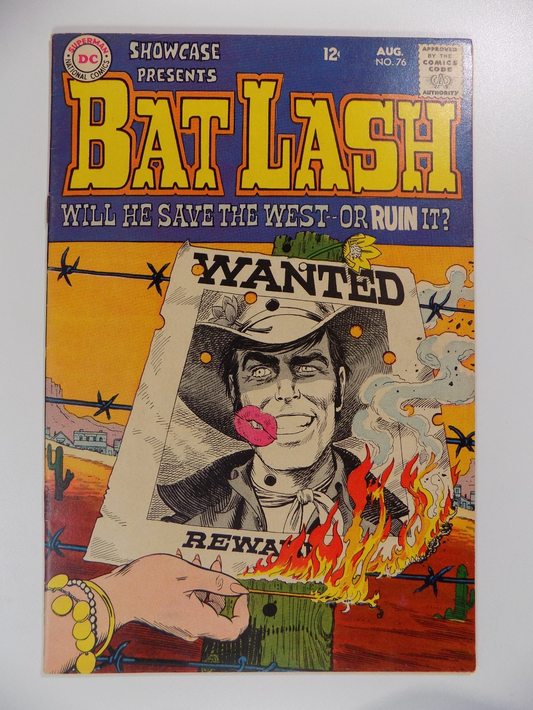 Showcase #76 Bat Lash DC Comic August 1968 Very Fine+
