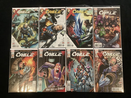 Cable #3-154 Comic Lot, Marvel, Return Of Legacy Numbering, 8 Comics Total