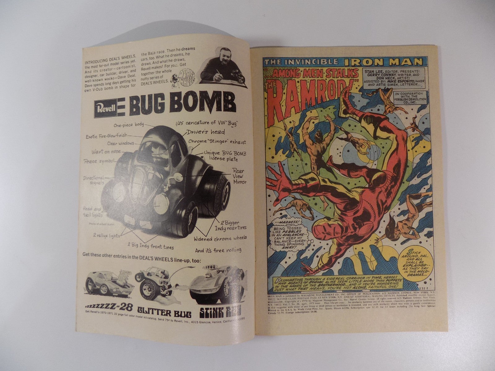 Iron Man #36 Marvel Comic April 1971 Very Fine-