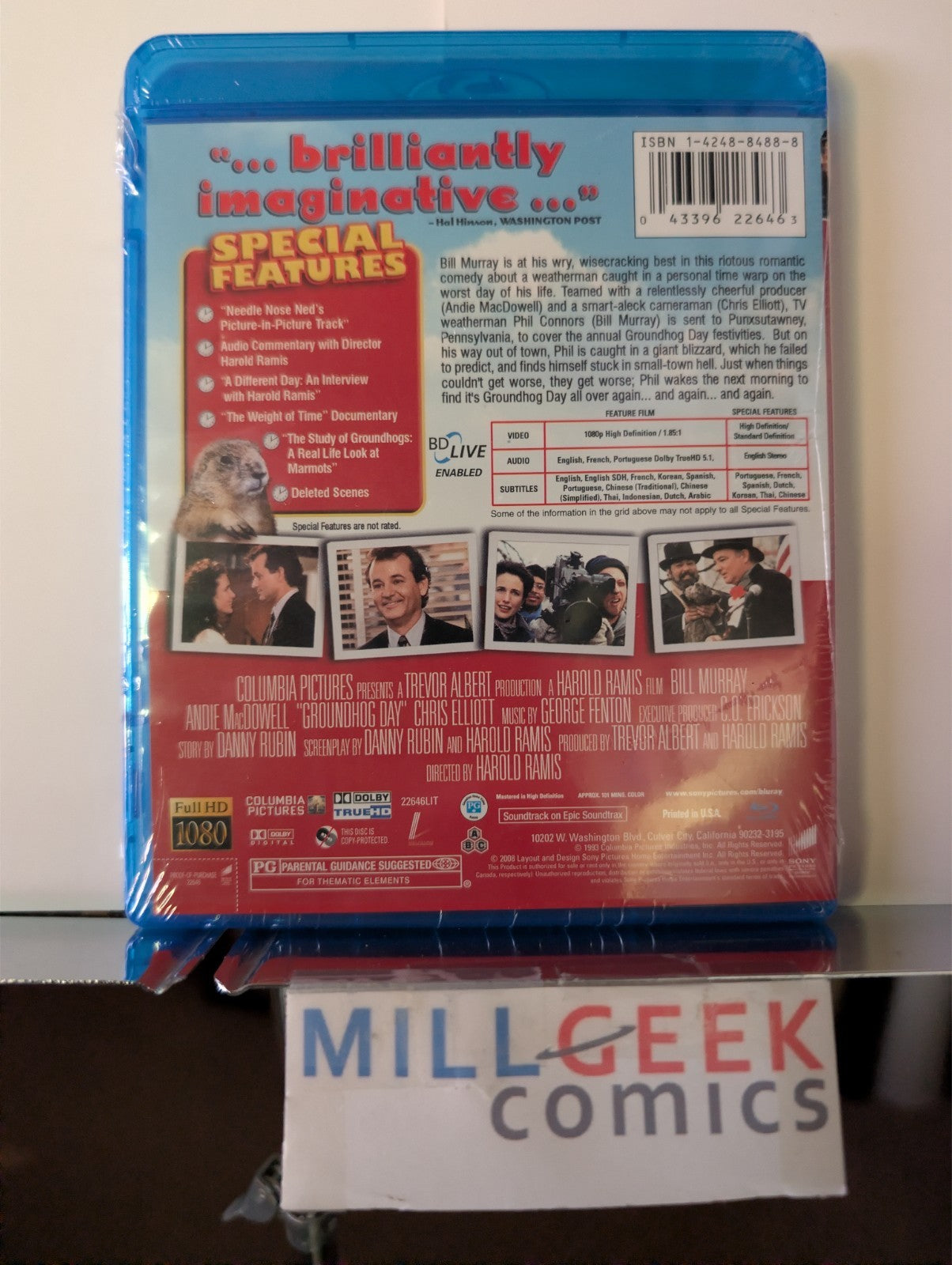Groundhog Day, Bill Murray (Blu-ray) -JD