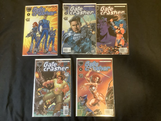 Gatecrasher: Ring of Fire #1-4 Complete Comic Series, Black Bull, Linsner Cover