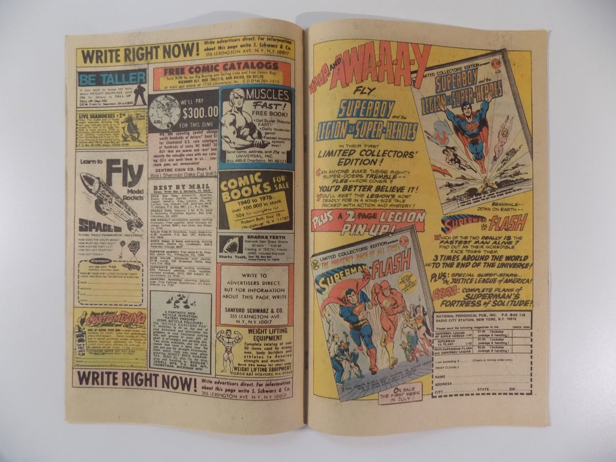 Justice League of America #134 DC Comic September 1976 Very Fine/Near Mint