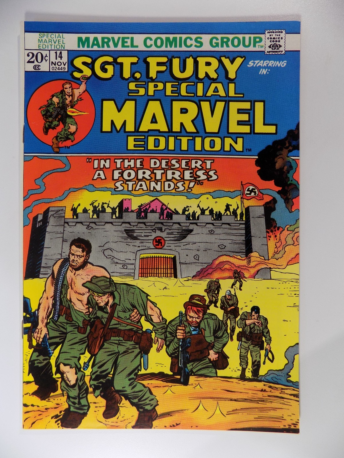 Special Marvel Edition #9-14 Sgt. Fury 1973 Very Fine or Better