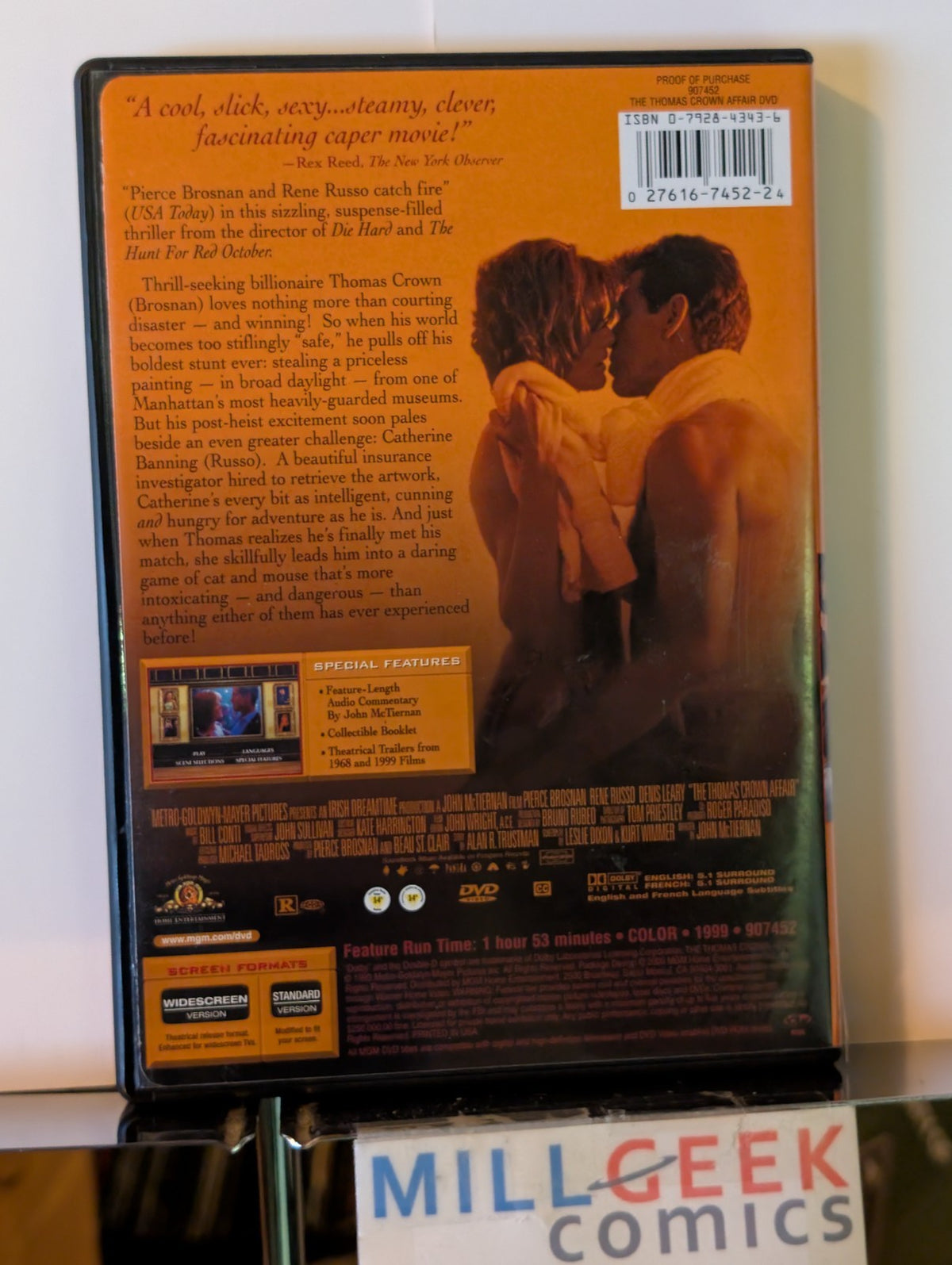 Catch Me If You Can / The Thomas Crown Affair, 2 Caper Movies (DVD) -JD