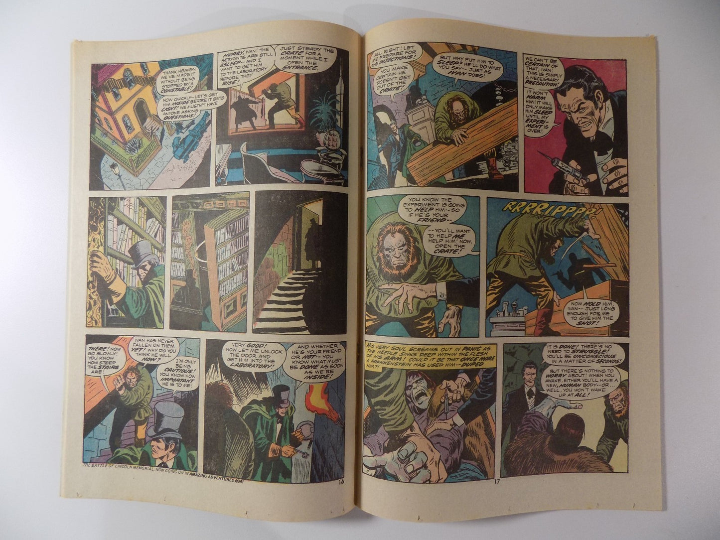Frankenstein Monster #10 Marvel Comic May 1974 Very Fine-