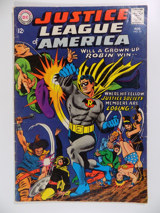 Justice League of America #55 DC Comic August 1967 Fine-