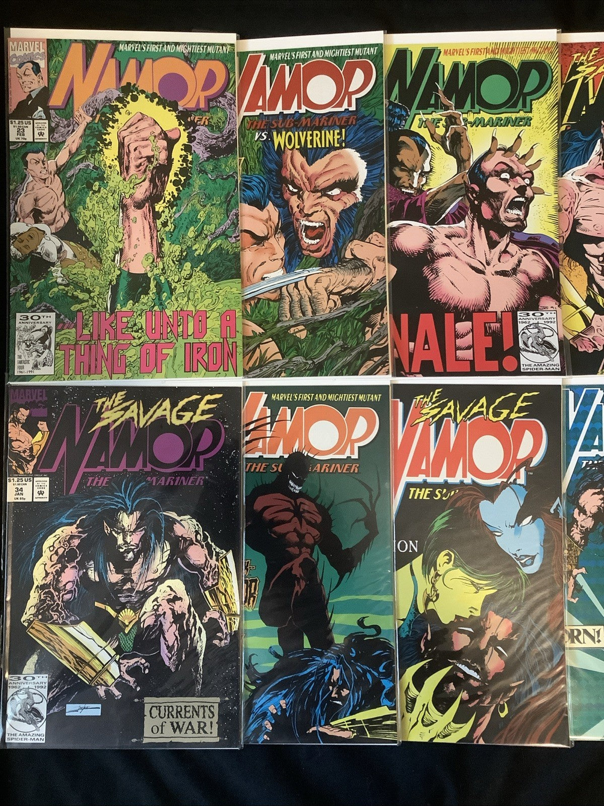 Namor, the Sub-Mariner #1-62 + Annuals #1-3 Comic Lot, Marvel, John Byrne, 1990