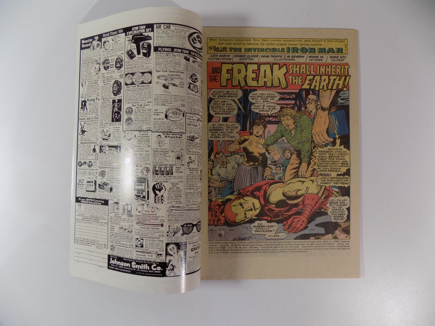 Iron Man #85 Marvel Comic April 1976 Very Fine/Near Mint