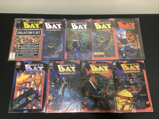 Batman Shadow Of The Bat #1-9 Comic Lot, Tim Sale Autographs, 1st Zsasz, DC