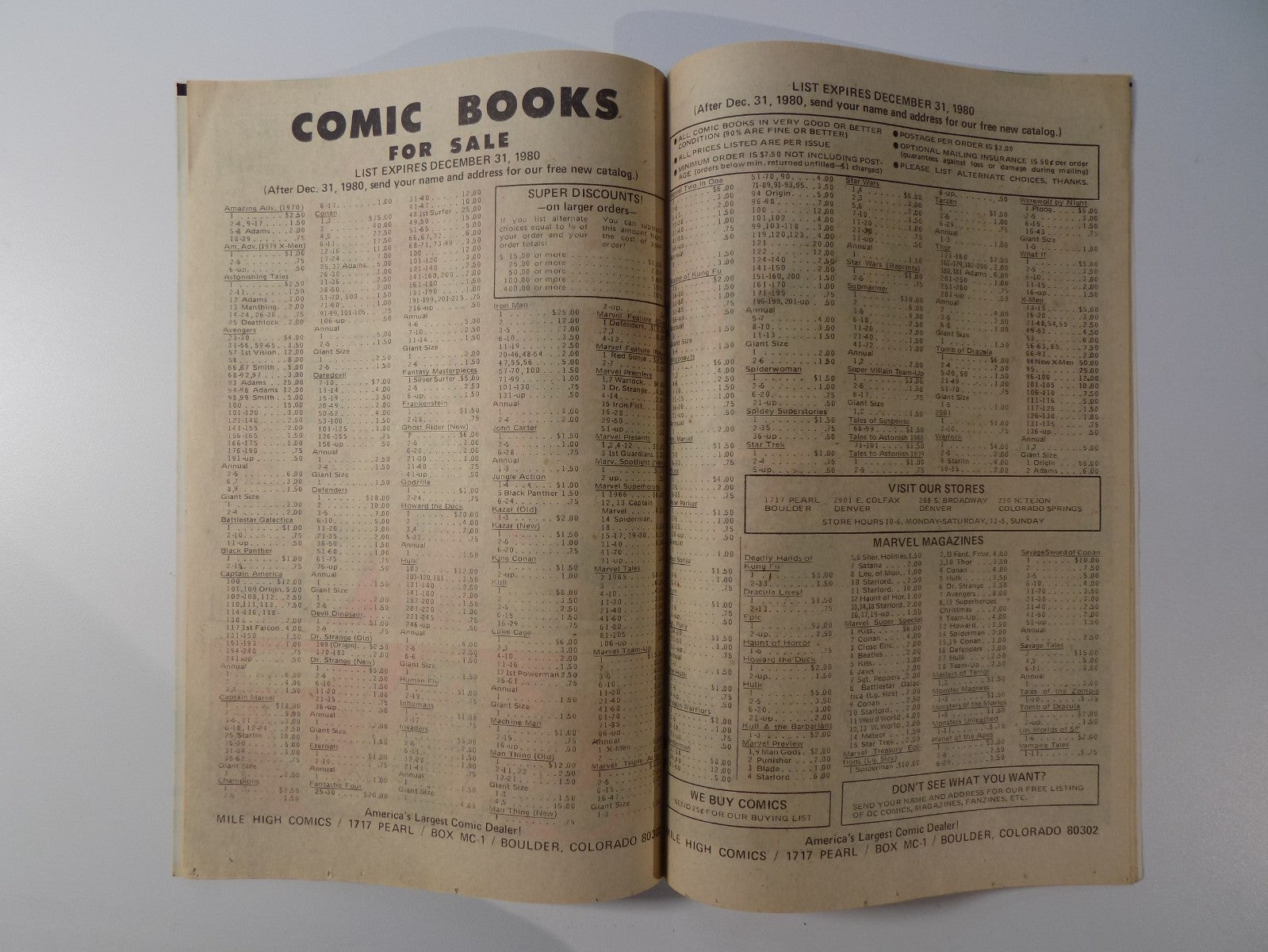 Amazing Spider-Man #209 Marvel Comic Very Fine- October 1980