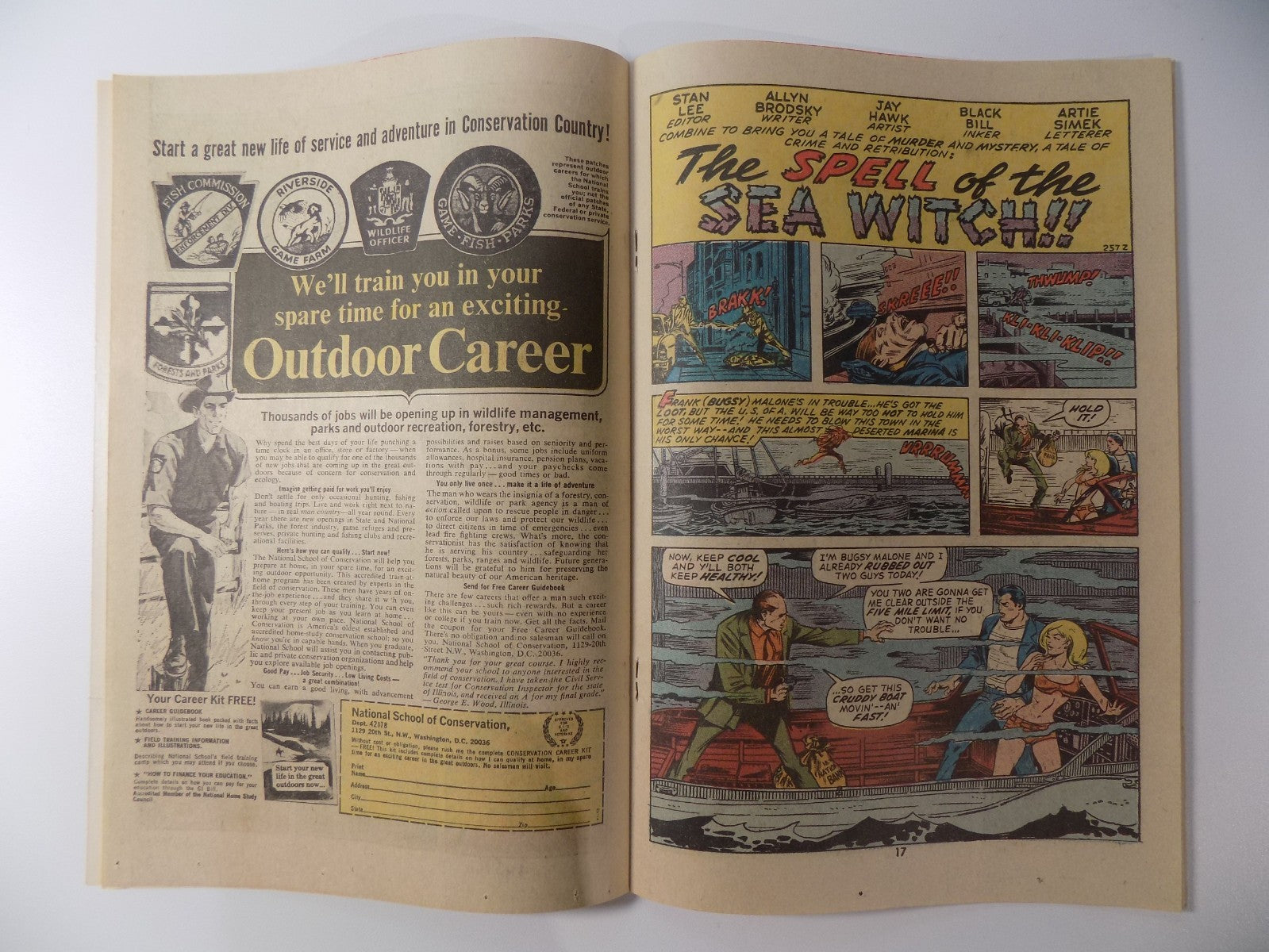 Adventure Into Fear #10 Marvel Comic October 1972 Fine