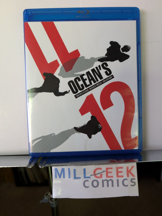 Ocean's Eleven / Ocean's Twelve, 2 Movie Set (Blu-Ray) Like New -JD