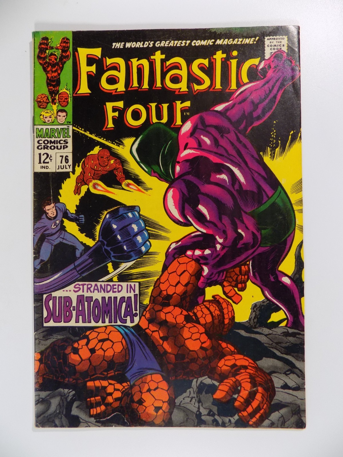Fantastic Four #76 Marvel Comic July 1968 Fine+