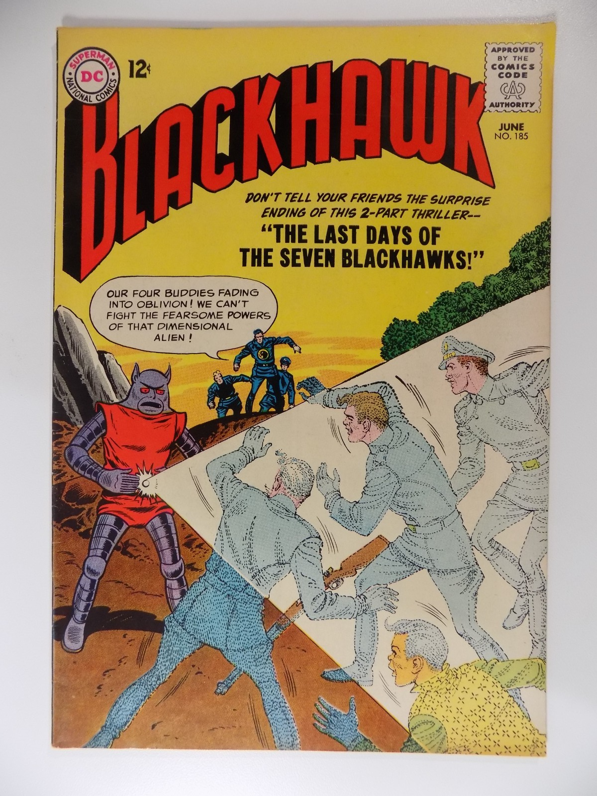 Blackhawk #185 DC Comic June 1963 Very Fine