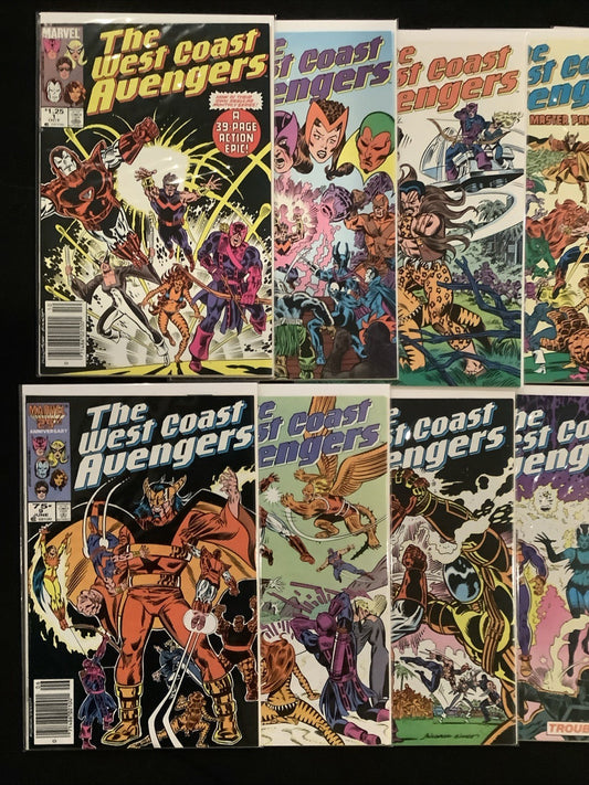 West Coast Avengers Bundle: Vol.1 #1-4, Vol.2 #1-15 + Annual #1, 20 Comics Total