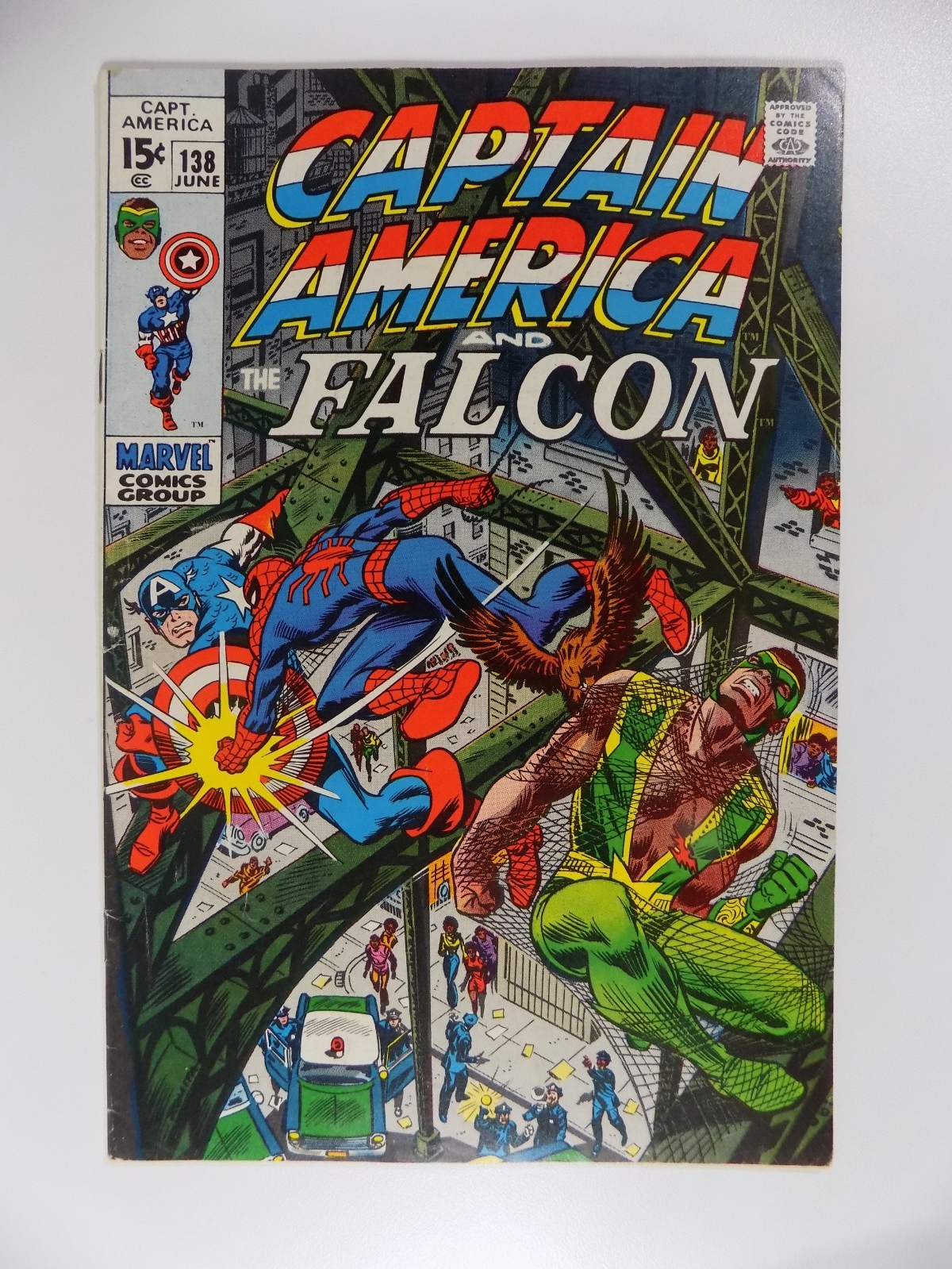 Captain America #138 Marvel Comic June 1971 Very Fine-