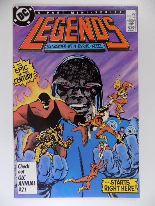 Legends #1 DC Comic 1st Amanda Waller! November 1986 Very Fine/Near Mint