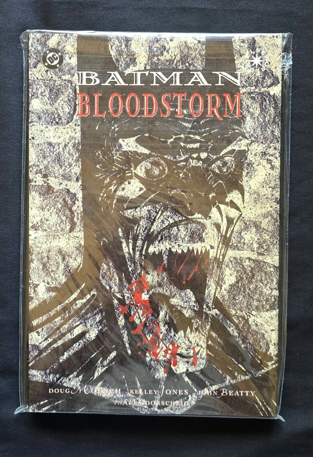 Batman: Bloodstorm by Doug Moench, Kelley Jones, etc. (1st Ed HC W/DJ 1994 DC)