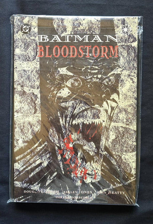 Batman: Bloodstorm by Doug Moench, Kelley Jones, etc. (1st Ed HC W/DJ 1994 DC)