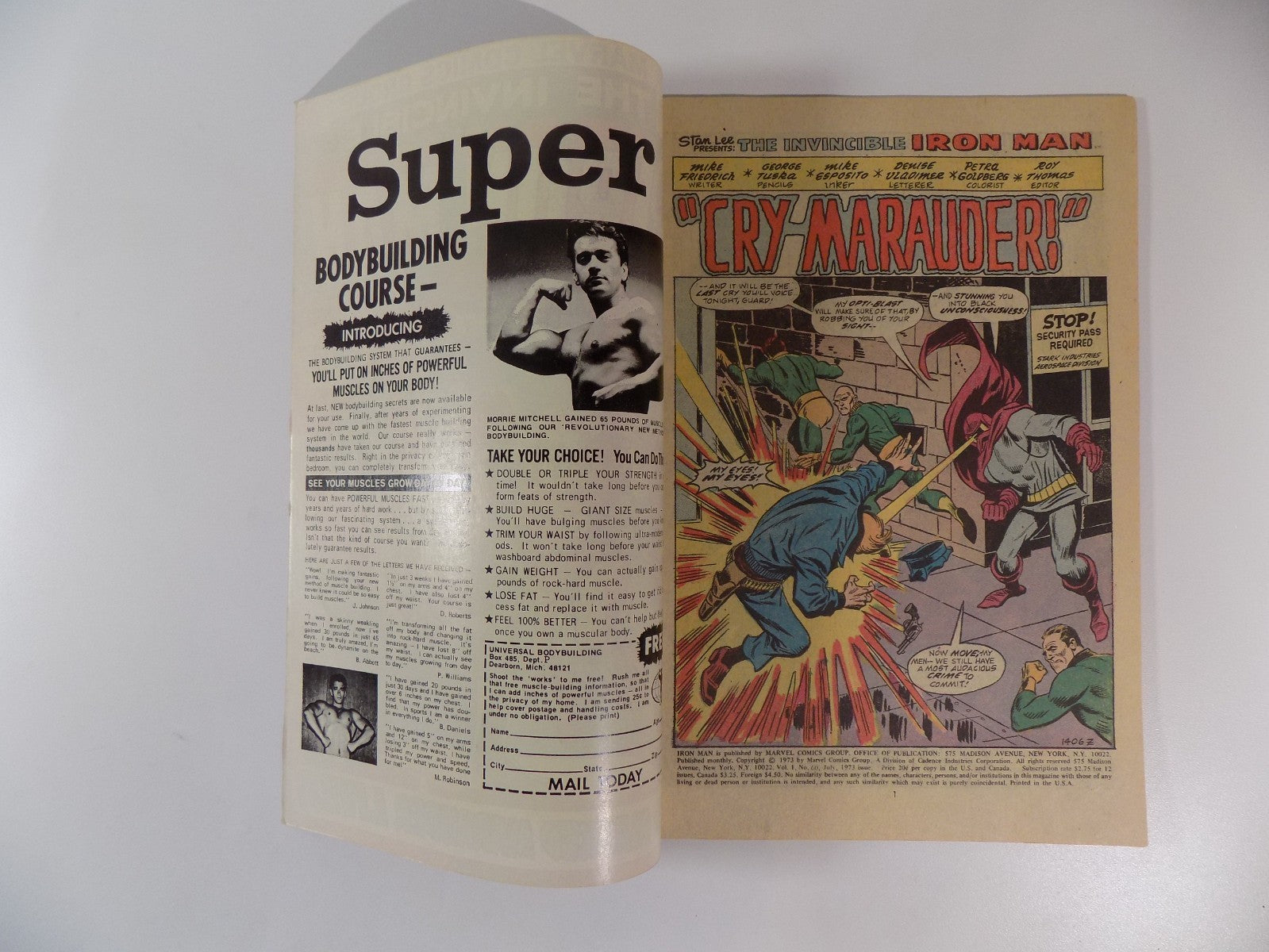 Iron Man #60 Marvel Comic July 1973 Very Fine+