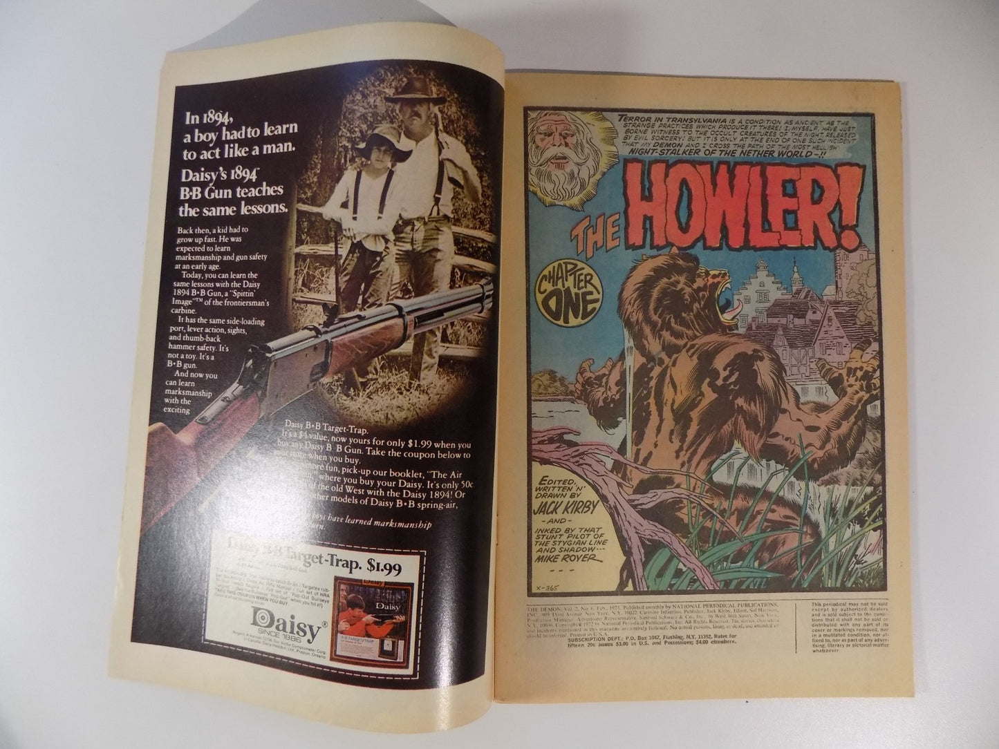 Demon #6 DC Comic February 1973 Very Fine-