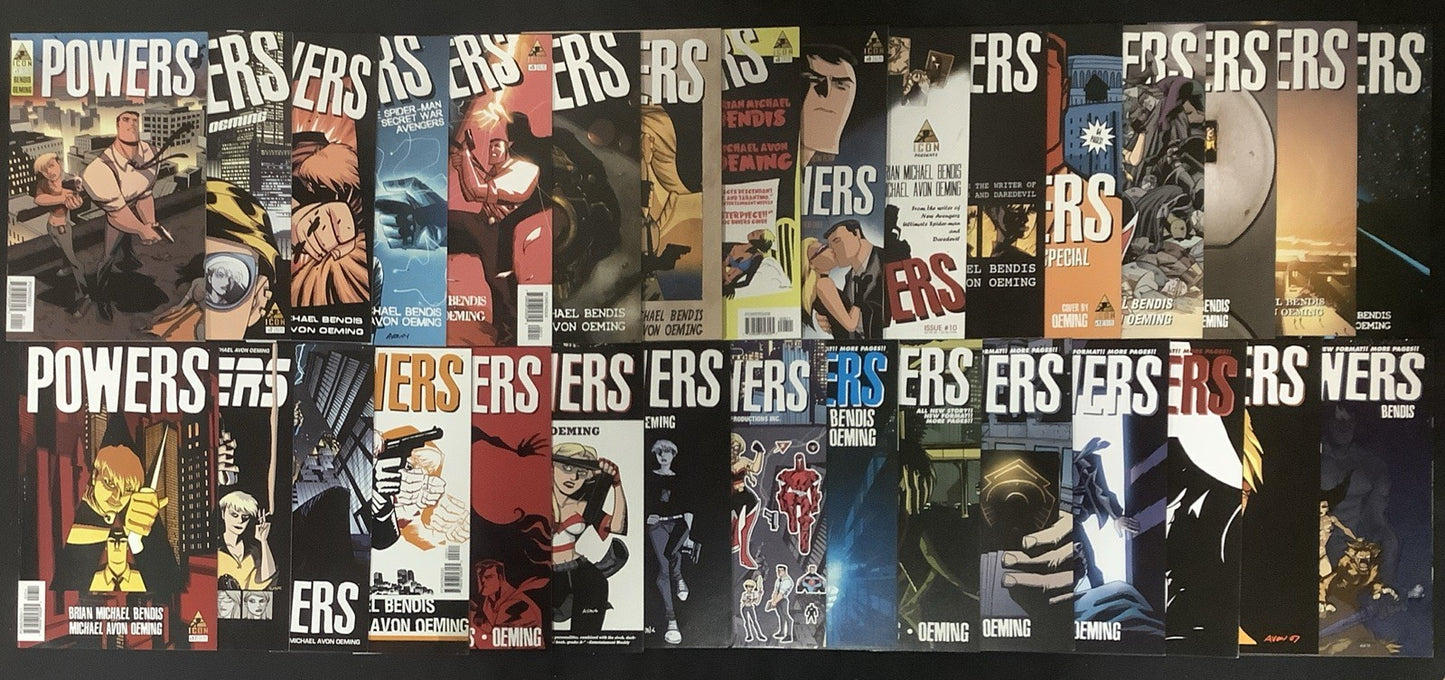 POWERS #1-30 + Annual #1 Complete Comic Set, Icon, The Complete Vol.2, Bendis