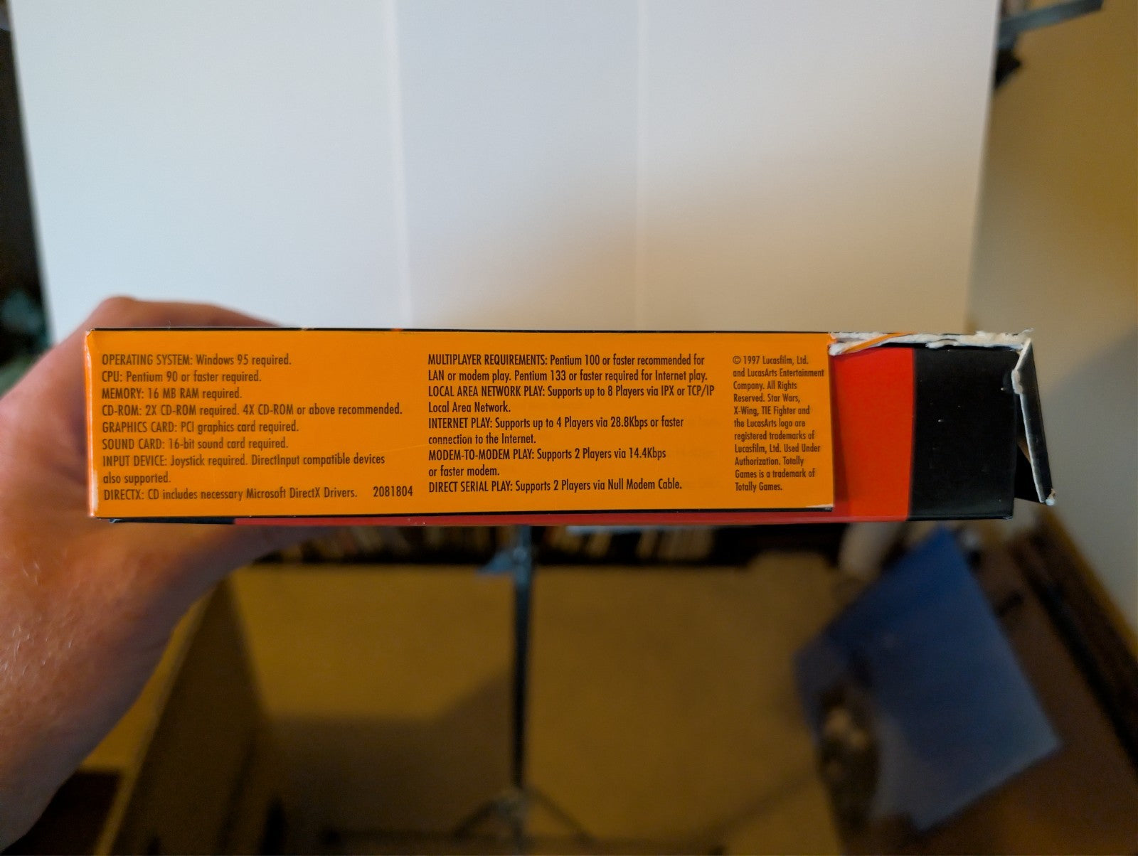 Star Wars X-Wing vs. Tie Fighter, Big Box Complete, PC CD-ROM -JD