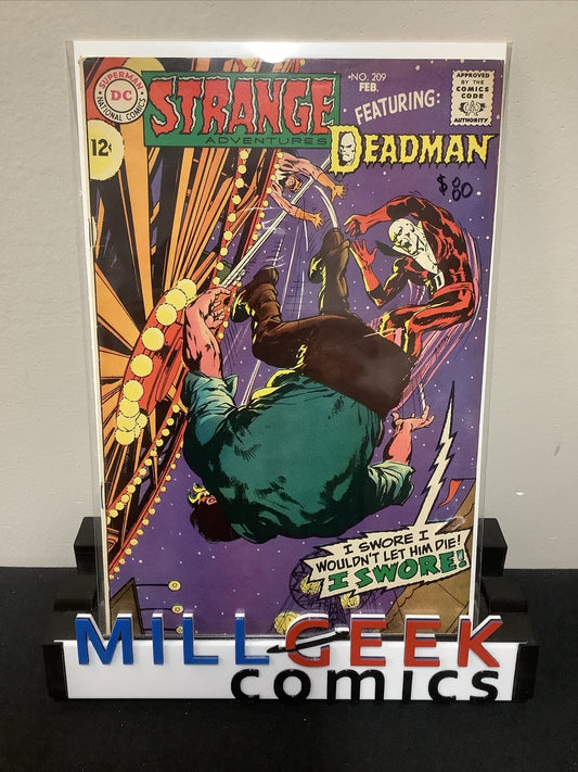 Strange Adventures #209 (1968) F+ (6.5) Cream Pages, Inner Wrap Detached, Adams