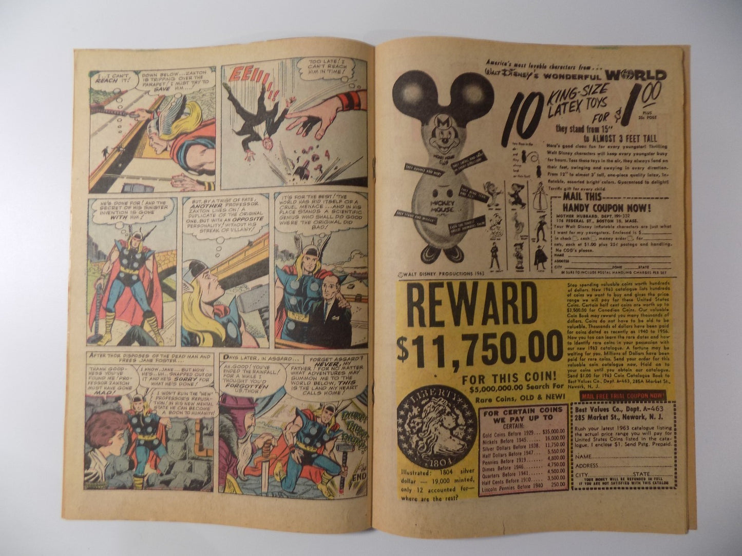 Journey into Mystery #95 Marvel Comic Fine August 1963