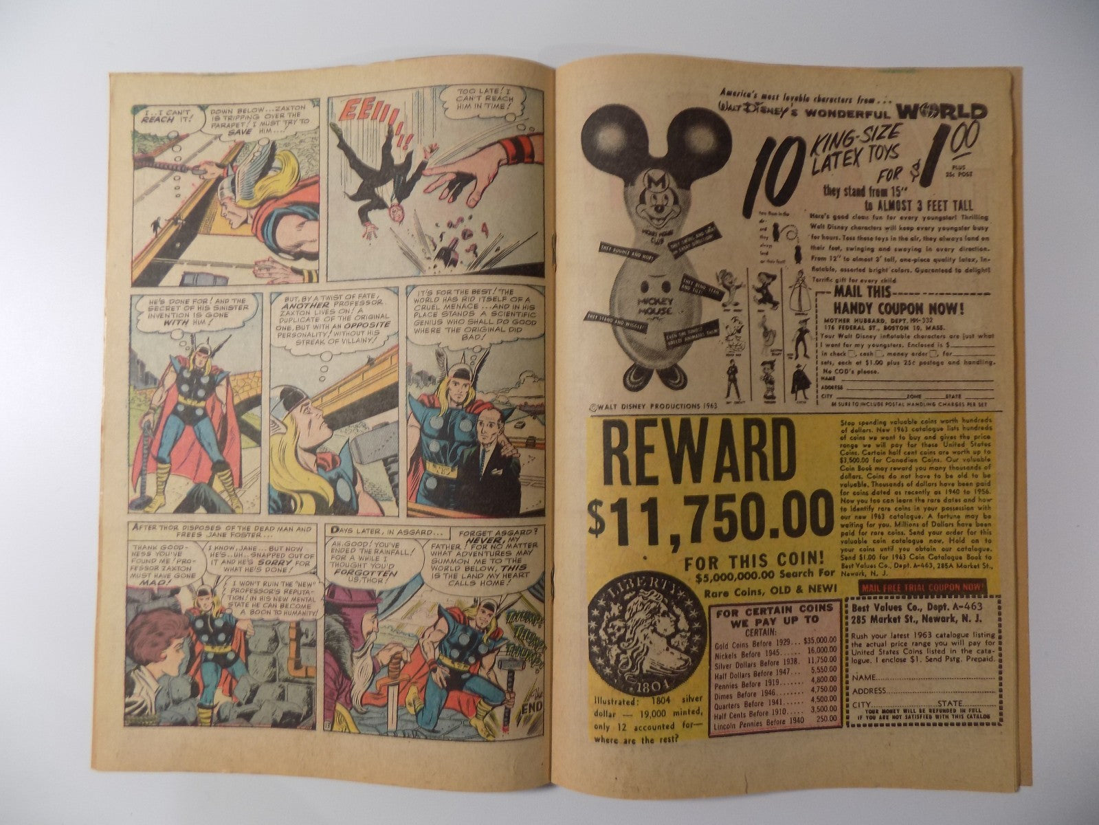 Journey into Mystery #95 Marvel Comic Fine August 1963