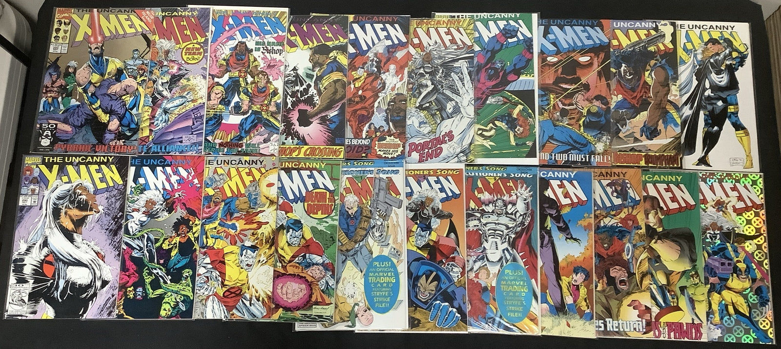 Uncanny X-Men #280-300 Comic Lot, 1st App Bishop, Death Of Emma Frost, New Team