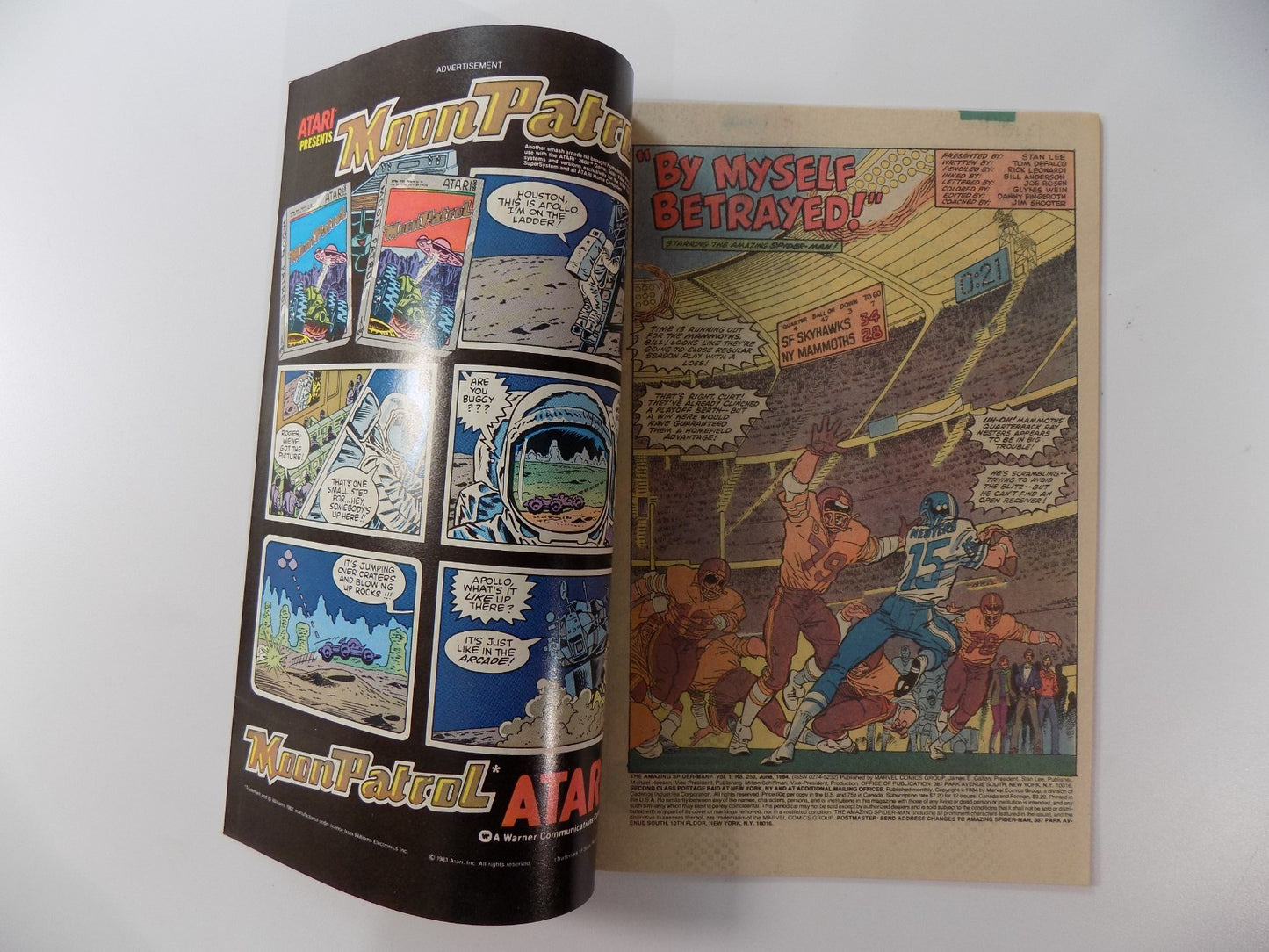 Amazing Spider-Man #253 Marvel Comic Newsstand! June 1984 Near Mint-