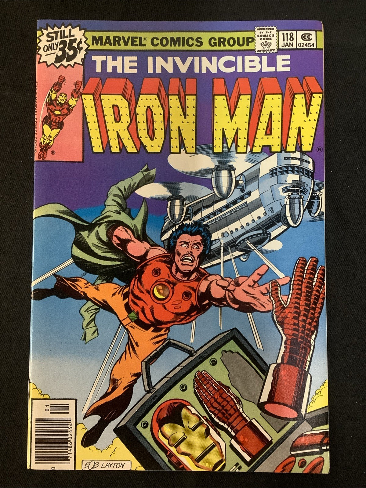 Iron Man #118 (Marvel Comics January 1979) NM- (9.2) Michelinnie/Layton