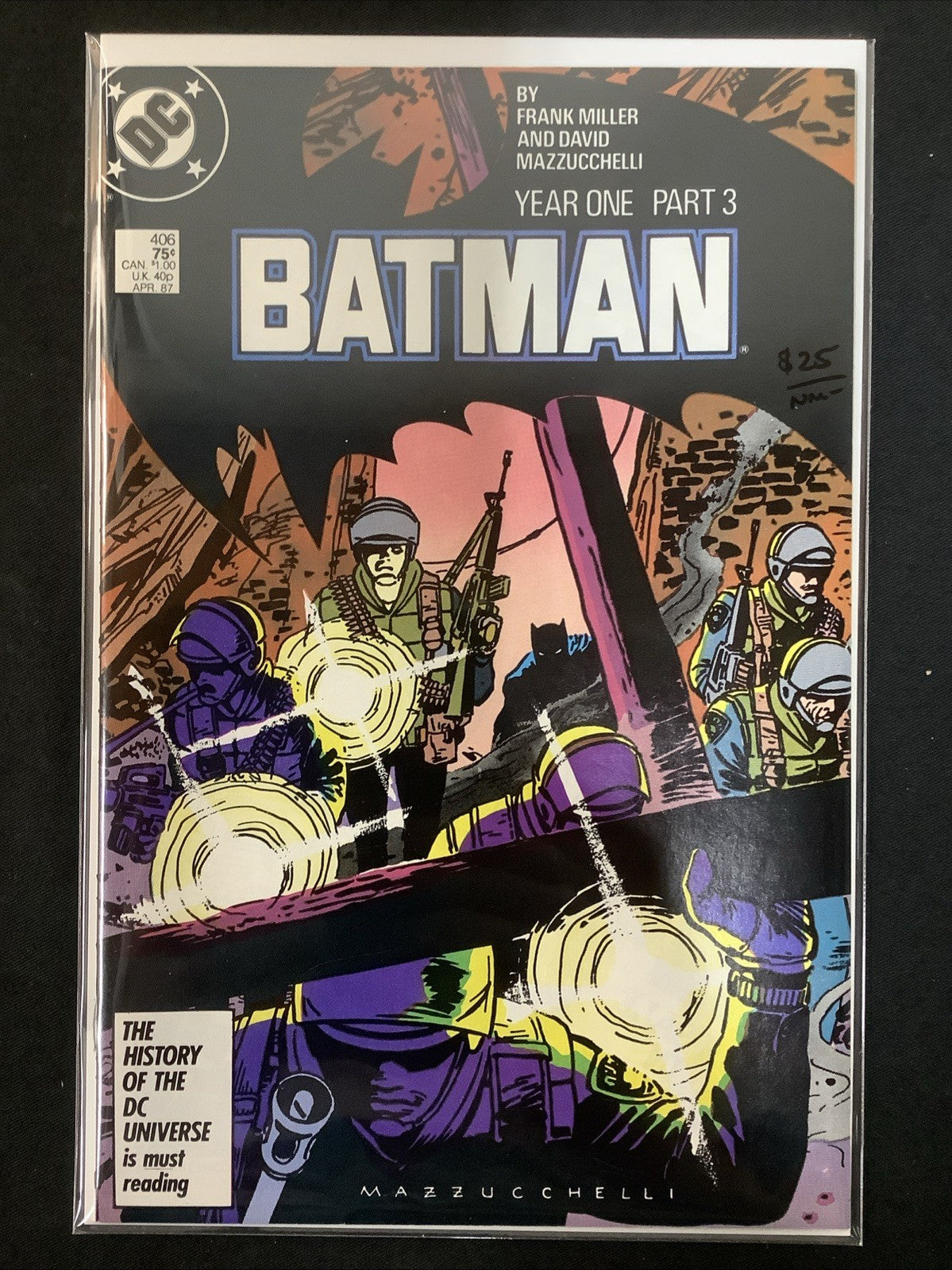 Batman #404-407 Comic Set, Batman Year One, VF/NM Or Better! Frank Miller