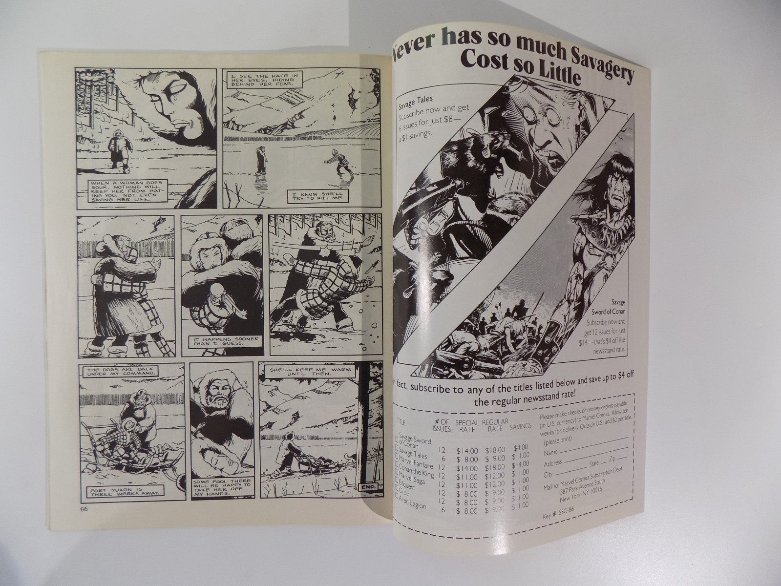 Savage Tales #8 Marvel Magazine Jusko! Dec 1986 Newsstand! Near Mint-