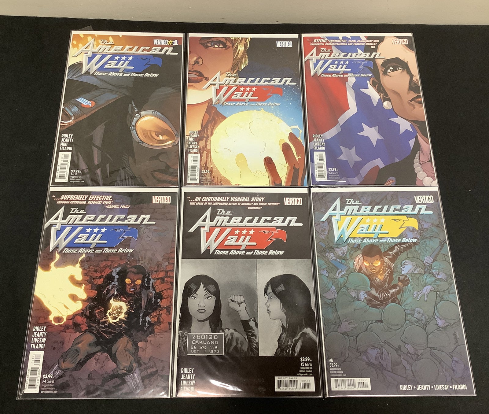 American Way: Those Above And Those Below #1-6 Complete Comic Set, Vertigo