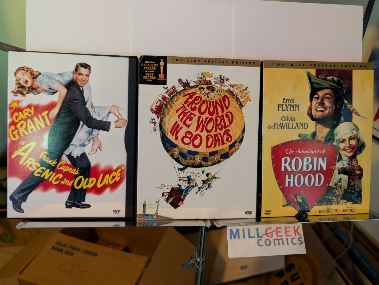 Arsenic and Old Lace / Around the World in 80 Days / Robin Hood (DVD) -JD
